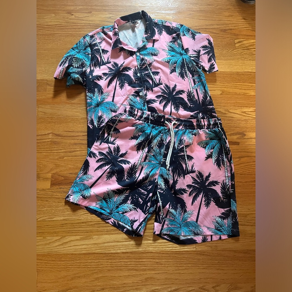 Men’s Vacation Shorts and Shirt